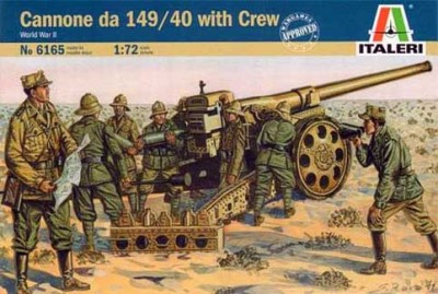Italeri 06165 Cannone da 149/40 with Crew 1/72