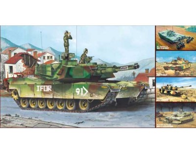 Trumpeter 01535 Американский Танк М1А 1/А2 Abrams (5 в 1) 1/35