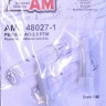 Advanced Modeling AMC 48027-1 RBK-500 AO-2,5 RTM Cluster Bomb (2 pcs.) II. 1/48