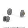 Armory ARAW72319 North-American F-100D Super Sabre wheels with weighted tires/tyres 1/72