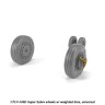 Armory ARAW72319 North-American F-100D Super Sabre wheels with weighted tires/tyres 1/72