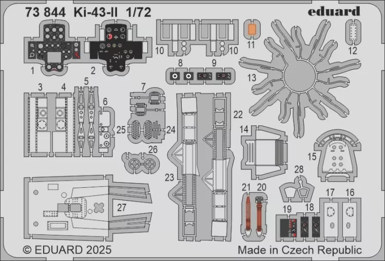 Eduard 73844 SET Ki-43-II (ARMA H.) 1/72