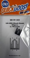 Quickboost 49183 UH-60A Black Hawk wipers (ICM) 1/48