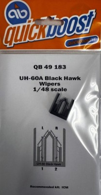 Quickboost 49183 UH-60A Black Hawk wipers (ICM) 1/48
