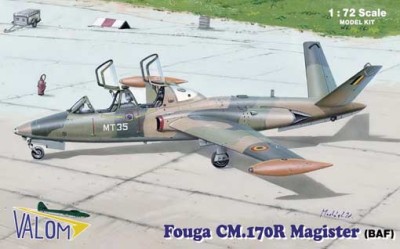 Valom 72087 Fouga CM.170R Magister (BAF) (1/72)