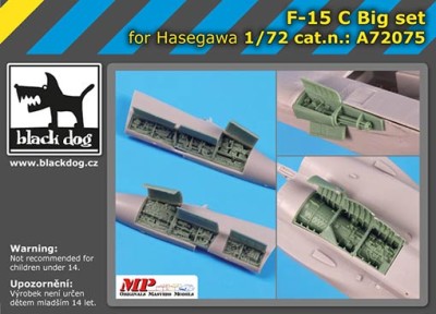 BlackDog A72075 F-15C big set (HAS) 1/72
