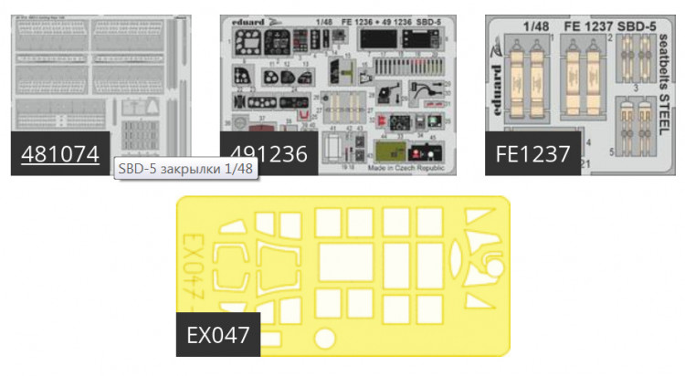 Eduard BIG49314 SBD-5 (REV) 1/48