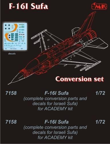 CMK 7158 F-16D SUFA conv. set for ACA 1/72