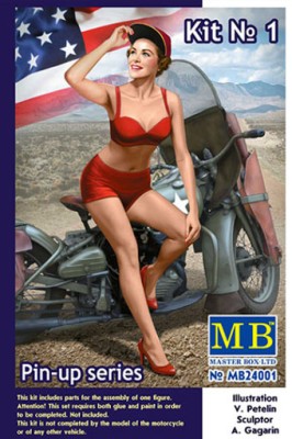 Master Box 24001 Pin-up series: Marylin, 75 мм 1/24