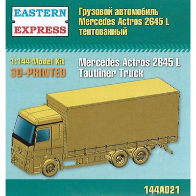Восточный Экспресс 144A021 Грузовой автомобиль Mercedes Actros 2645 L тентованный 1/144