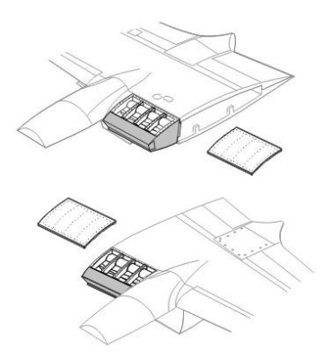 CMK Q72024 Mosquito MK. IV/ VI - oil coolers - for HAS 1/72