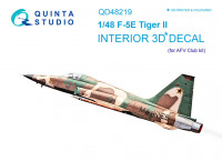 Quinta studio QD48219 F-5E (AFV club) 3D Декаль интерьера кабины 1/48