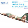 Quinta studio QD48219 F-5E (AFV club) 3D Декаль интерьера кабины 1/48