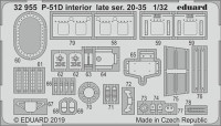 Eduard 32955 SET P-51D interior late ser. 20-35 (TAM)
