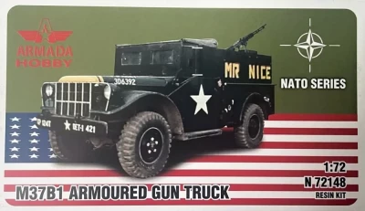 Armada Hobby N72148 M37B1 Armoured Gun Truck (resin kit) 1/72