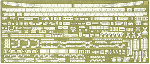 Hasegawa 40093 Etching Parts for Destroyer Shimakaze Early Version 1/350