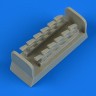 Quickboost QB48841 Ju 87B Stuka exhaust engine w/o covers (AIRF) 1/48