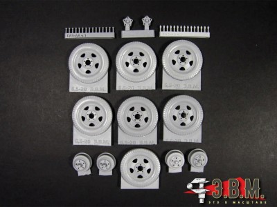 ЭВМ RS35090 ГАЗ-АА колеса &quot;ЯШЗ&quot; 6,50-20 1/35 1/35
