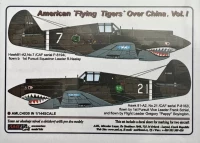 AML AMLC144030 Decals American 'Flying Tigers' o.China Pt.1 1/144