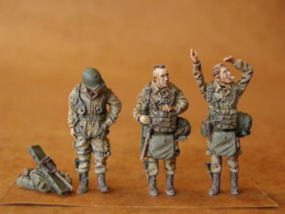CMK F48056 U. S. Airborne &quot;D Day&quot; (3 fig. ) 1/48