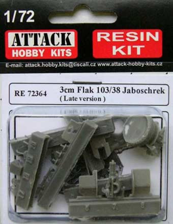 Attack Hobby RE72364 3cm Flak 103/38 (Late production) 1/72