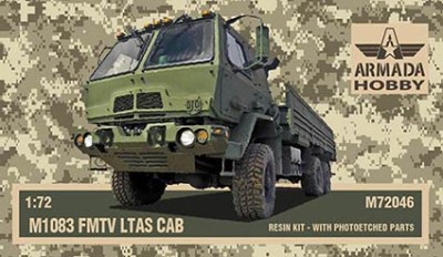 Armada Hobby E72046 M1083 FMTV LTAS Cab (resin kit &amp; PE) 1/72