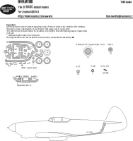 New Ware NWA-M1190 Mask Yak-9T BASIC (ZVE 4831) 1/48