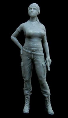 Girls G-35007 Девушка в военной форме с пистолетом 1:35