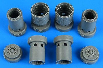 Aires 2250 F-5E/F Tiger II exhaust nozzles (KITTYH) 1/32