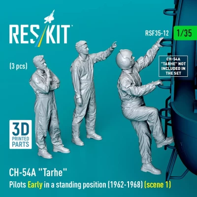 Reskit F35012 CH-54A 'Tarhe' pilots Early stand.1962-68 1/35