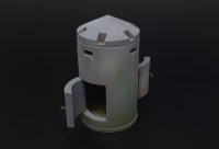 Hauler HLM-35006 Spitterschutzzelle-Einmannbunker (resin kit) 1/35