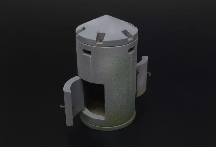 Hauler HLM-35006 Spitterschutzzelle-Einmannbunker (resin kit) 1/35