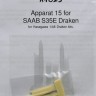 Maestro Models MMCK-4823 1/48 Apparat 15 for S35E Draken