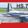 Mark 1 Model 144122L HS.748/BAE.748 'Civil Livery' (plastic bag) 1/144