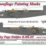 AML AMLM73033 Камуфляжные маски HP Halifax B.Mk.III (REV) 1/72