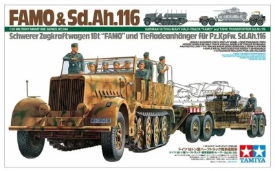Tamiya 35246 Тягач FAMO с прицепом, 8 фигур 1/35
