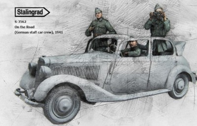 Stalingrad 3562 On the Road (3 fig.) 1:35