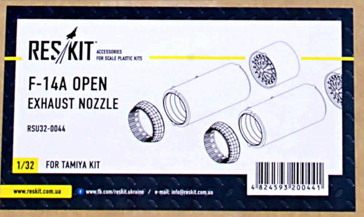 Reskit RSU32-0044 F-14A open exh.nozzles (TAM) 1/32