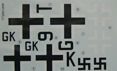 LF Model C4868 Decals H.Typhoon Mk.1b Zirkus Rosarius (HAS) 1/48