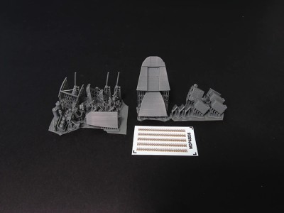 Metallic Details MDR48284 Boeing B-17F Flying Fortress BombardierвЂ™s cockpit (Interior set) (designed to be used with Hong Kong Models kits) (3D-Printed) 1/48