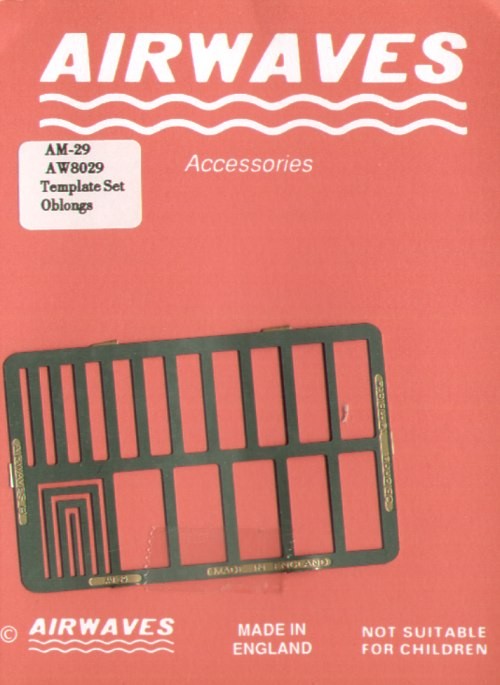 Airwaves AEM029 Rectangular Scribing Template No Scale
