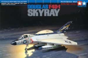 Tamiya 60741 DOUGLAS F4D-1 SKYRAY (3 вар-та декалей) 1/72