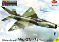 Kovozavody Prostejov 72504 MiG-21F-13 'Export version' (4x camo) 1/72