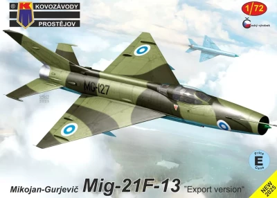 Kovozavody Prostejov 72504 MiG-21F-13 'Export version' (4x camo) 1/72