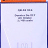 Quickboost QB48 916 Dornier Do 217 air intake (ICM) 1/48