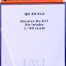 QuickBoost QB48916 Dornier Do 217 air intake (ICM) 1/48