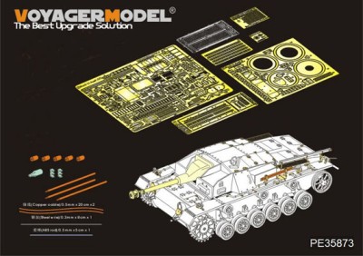 Voyager Model PE35873 StuG III Ausf C/D L/48 Basic (for DRAGON 6851) 1/35
