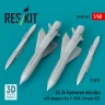 Reskit RS48-607 AS.34 Kormoran missiles w/ adapters (2 pcs.) 1/48