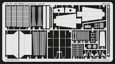 Eduard 32121 Bf 109K exterior HAS