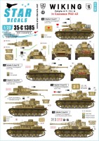 Star Decals 35-C1385 Wiking # 6.5. SS-Wiking in Caucasus 1942-43.Pz IV Ausf.F, Pz IV Ausf.F2 and Pz IV Ausf.G 1/35